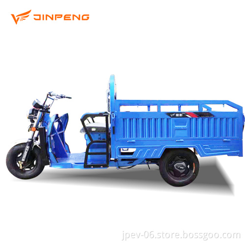 JINPENG EEC Approved 3 wheel electric cargo tricycle scooter with 25KM/H